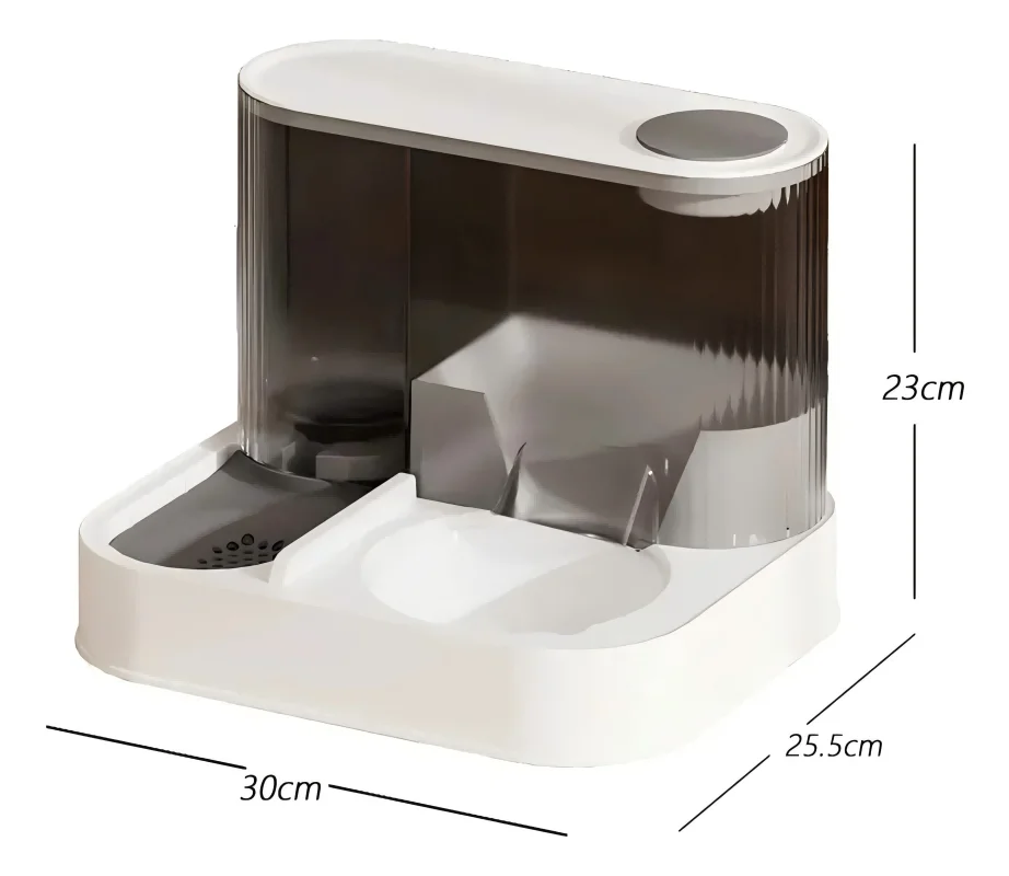 Dispensador Automático de Agua y Alimento para Perros y Gatos - Imagen 2