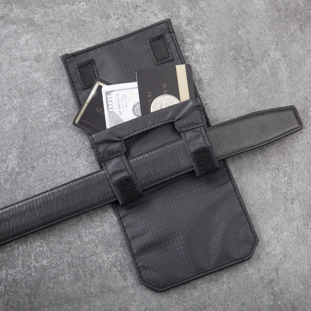 Cinturón de Dinero con Bloqueo RFID: Riñonera Antirrobo de Viaje para Pasaporte, Tarjetas y Efectivo - Imagen 2