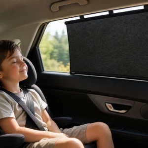 Protección Solar Premium para Vehículos: Cortinas Universales Plegables con Bloqueo UV