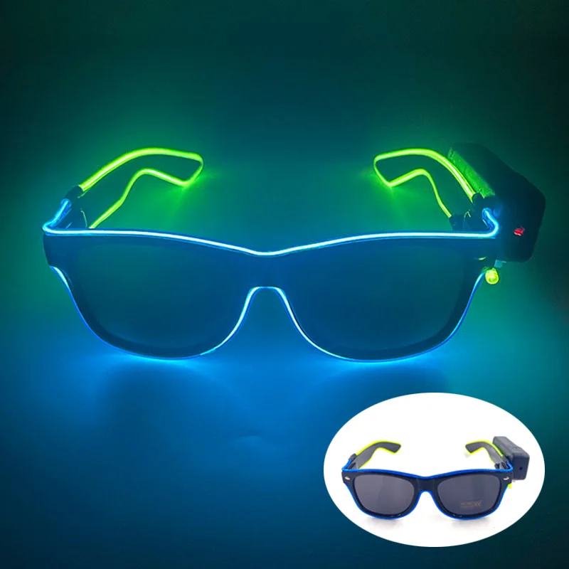 Lentes LED Neón Inalámbricos: Ilumina tu Fiesta con Estilo Único - Imagen 12