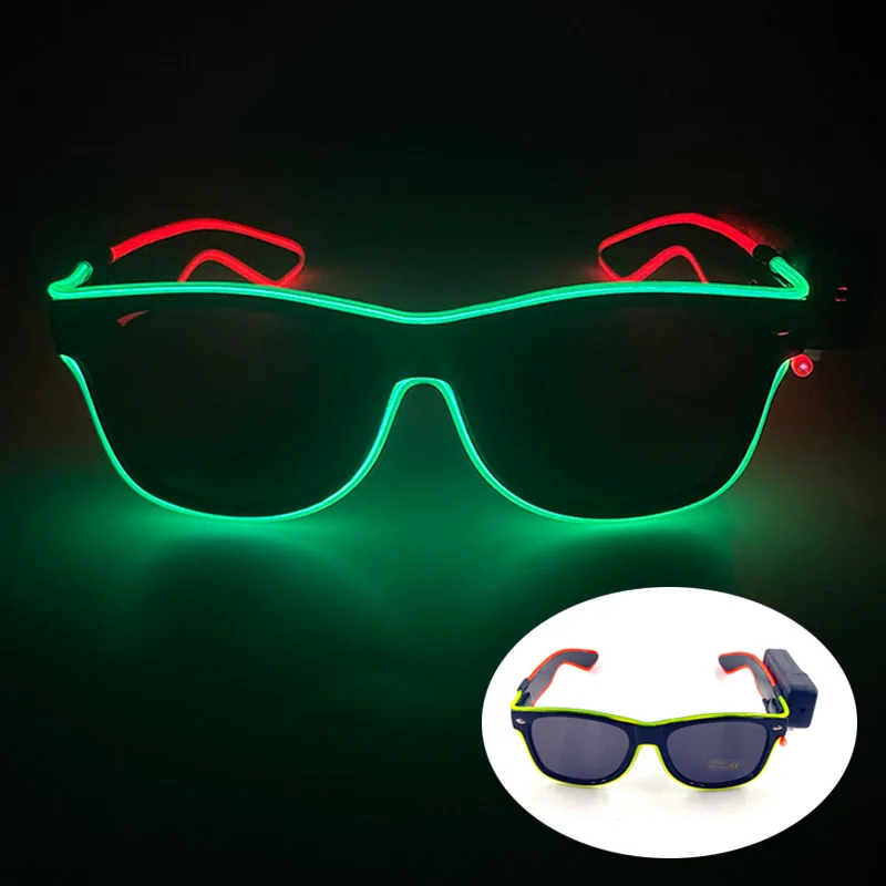 Lentes LED Neón Inalámbricos: Ilumina tu Fiesta con Estilo Único - Imagen 9