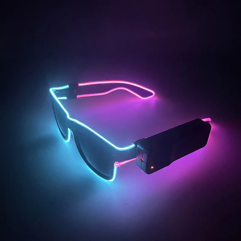 Lentes LED Neón Inalámbricos: Ilumina tu Fiesta con Estilo Único - Imagen 2