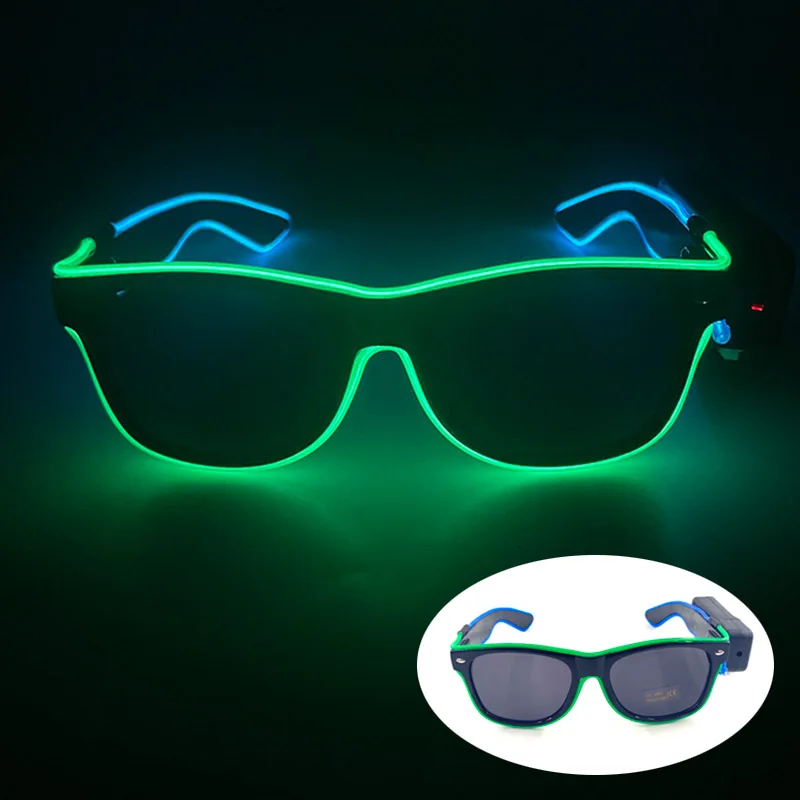 Lentes LED Neón Inalámbricos: Ilumina tu Fiesta con Estilo Único - Imagen 7