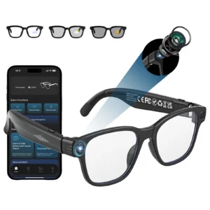Gafas Inteligentes con IA: Cámara 4K HD, Identificación GPT y Lentes Fotocromáticos