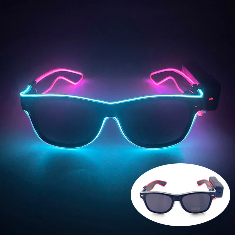 Lentes LED Neón Inalámbricos: Ilumina tu Fiesta con Estilo Único - Imagen 11