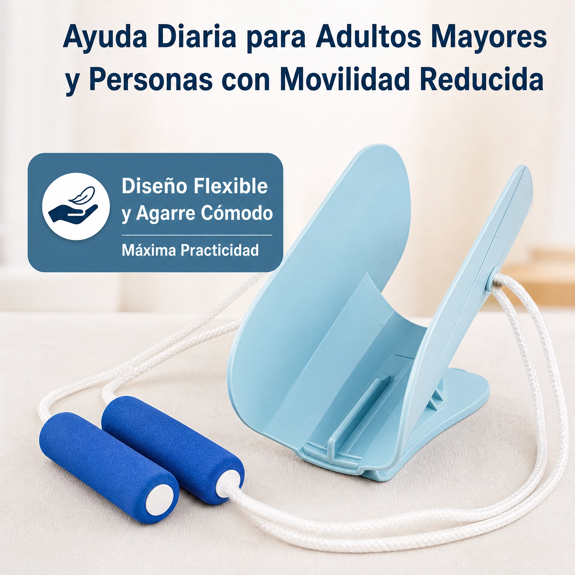 Auxiliar para Poner Calcetines sin Agacharse - Ayuda Diaria Práctica - Imagen 11