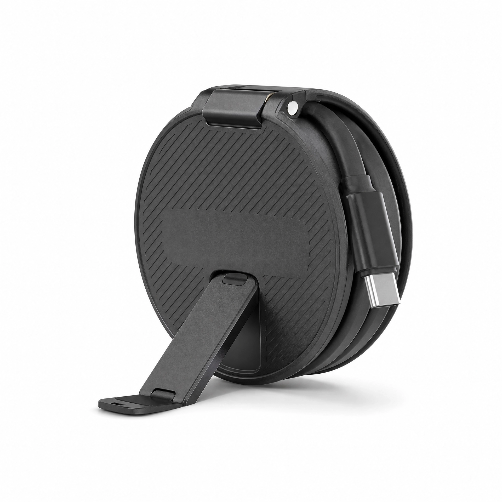Cable de Carga Plegable Tipo C con Soporte: Carga Rápida 240W y Diseño 2 en 1 para Teléfono y Tablet - Imagen 2