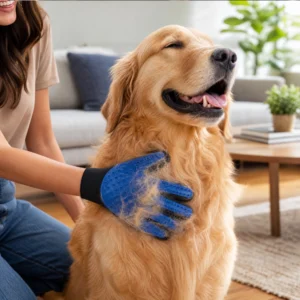 Guantes Removedores de Pelo para Mascotas: Cepillado, Masaje y Limpieza Eficaz para Perros y Gatos