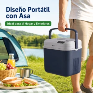 Máquina de Hielo Portátil con Cajón de Almacenamiento y Asa