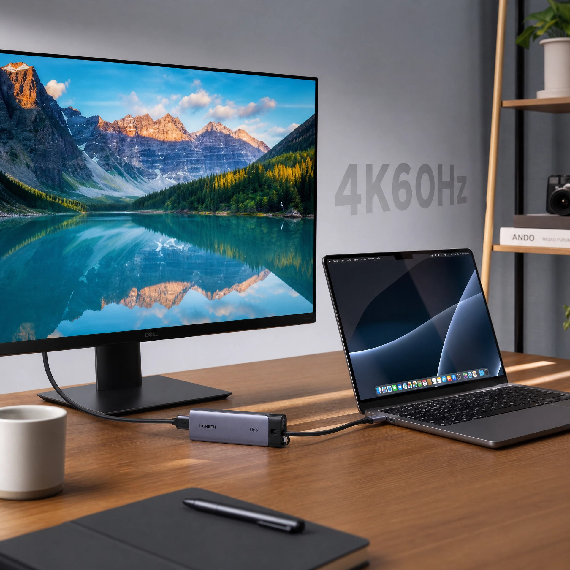 Hub USB-C UGREEN Uno 6 en 1 4K60Hz PD100W 10Gbps - Adaptador para Notebook - Imagen 2